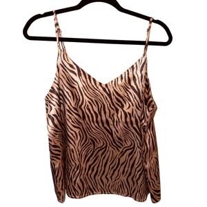 Cotton On Zebra Print Spaghetti Strap Top
